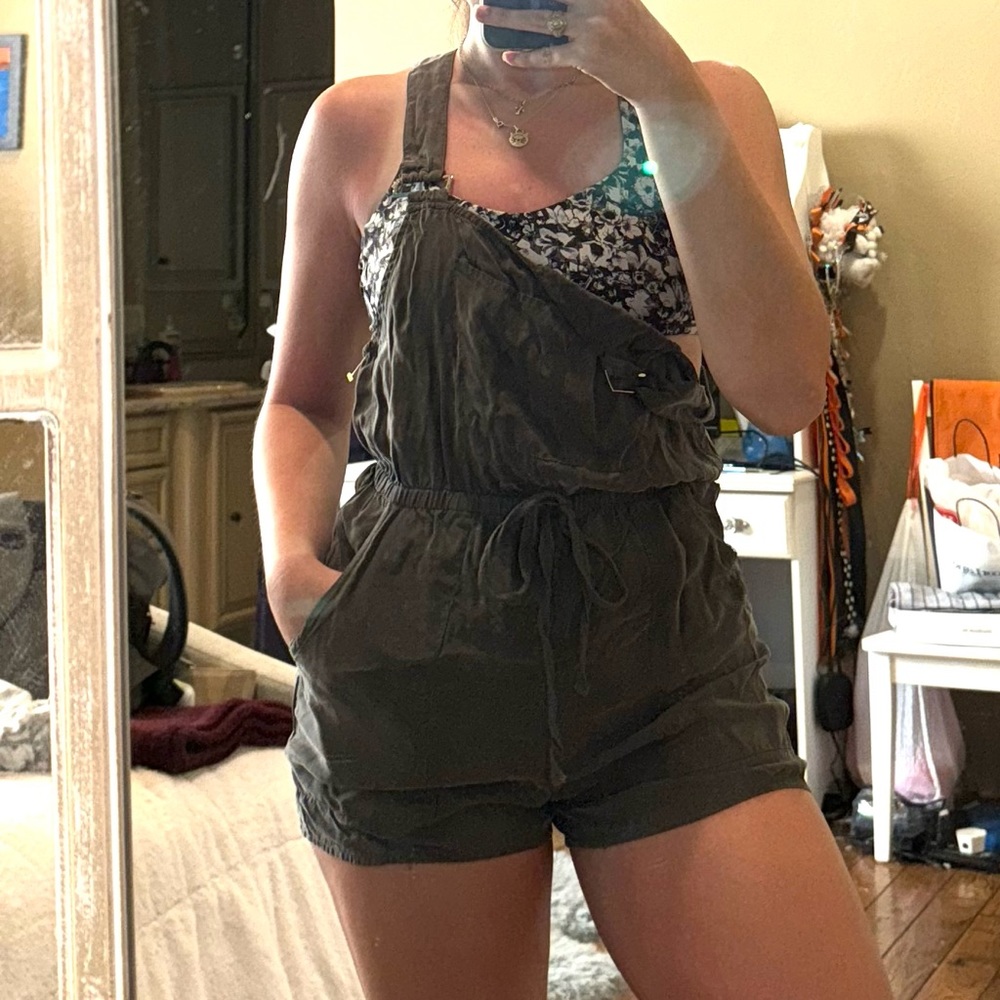 Grey overalls